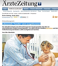 Lebenswelt "Familie" wird ausgeklammert