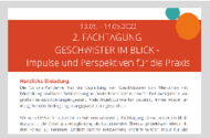 Fachtagung „Geschwister im Blick. Impulse und Perspektiven für die Praxis.“ 