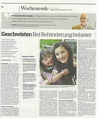 "Geschwister: Bei Behinderung belastet"