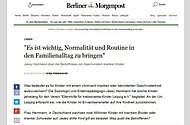 "Es ist wichtig, Normalität und Routine in den Familienalltag zu bringen"