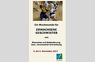 Wochenendseminar für erwachsene Geschwister 